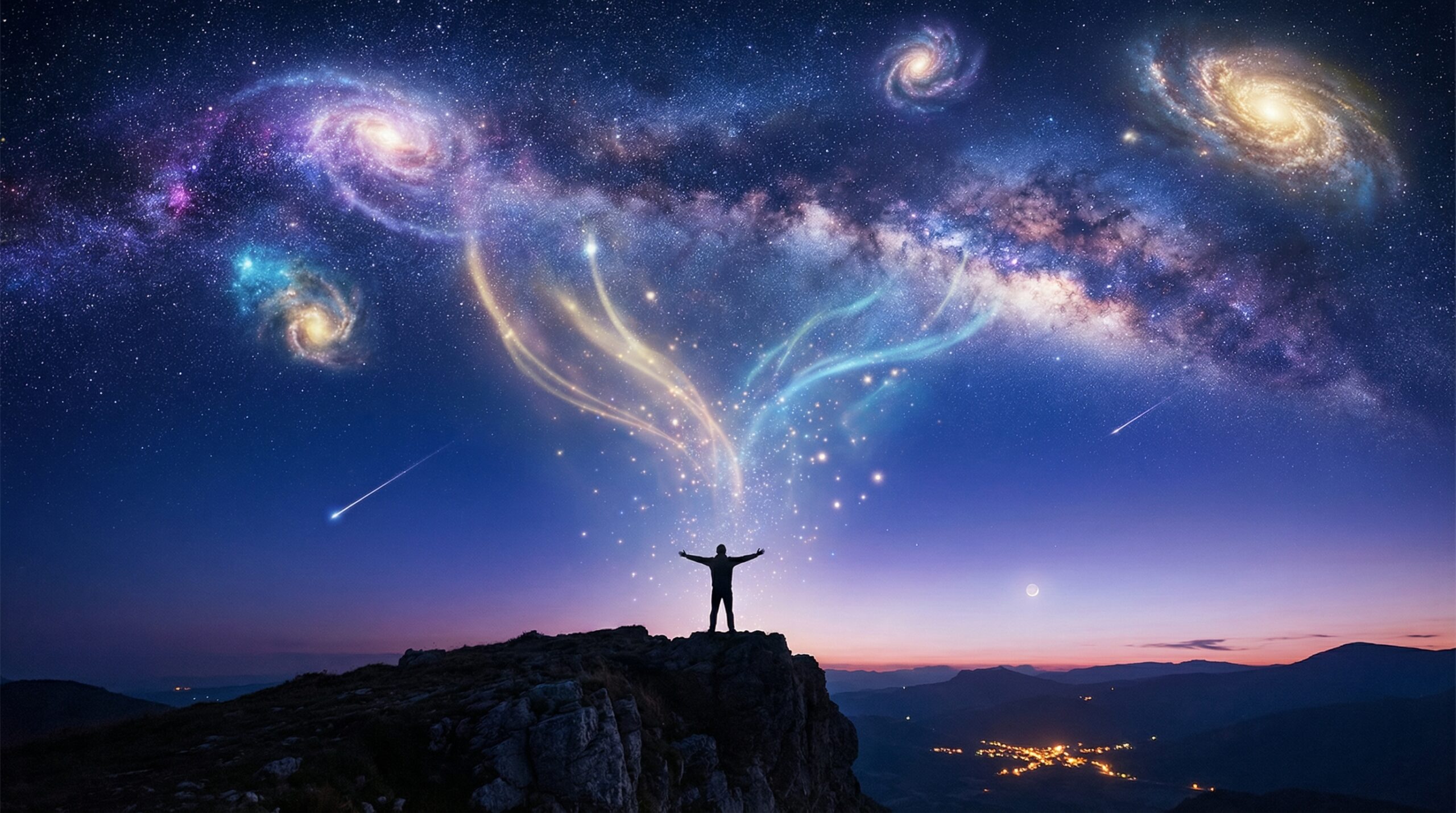 おまえが何かを望むとき、宇宙全体が協力して、それを実現するために助けてくれるのだよ