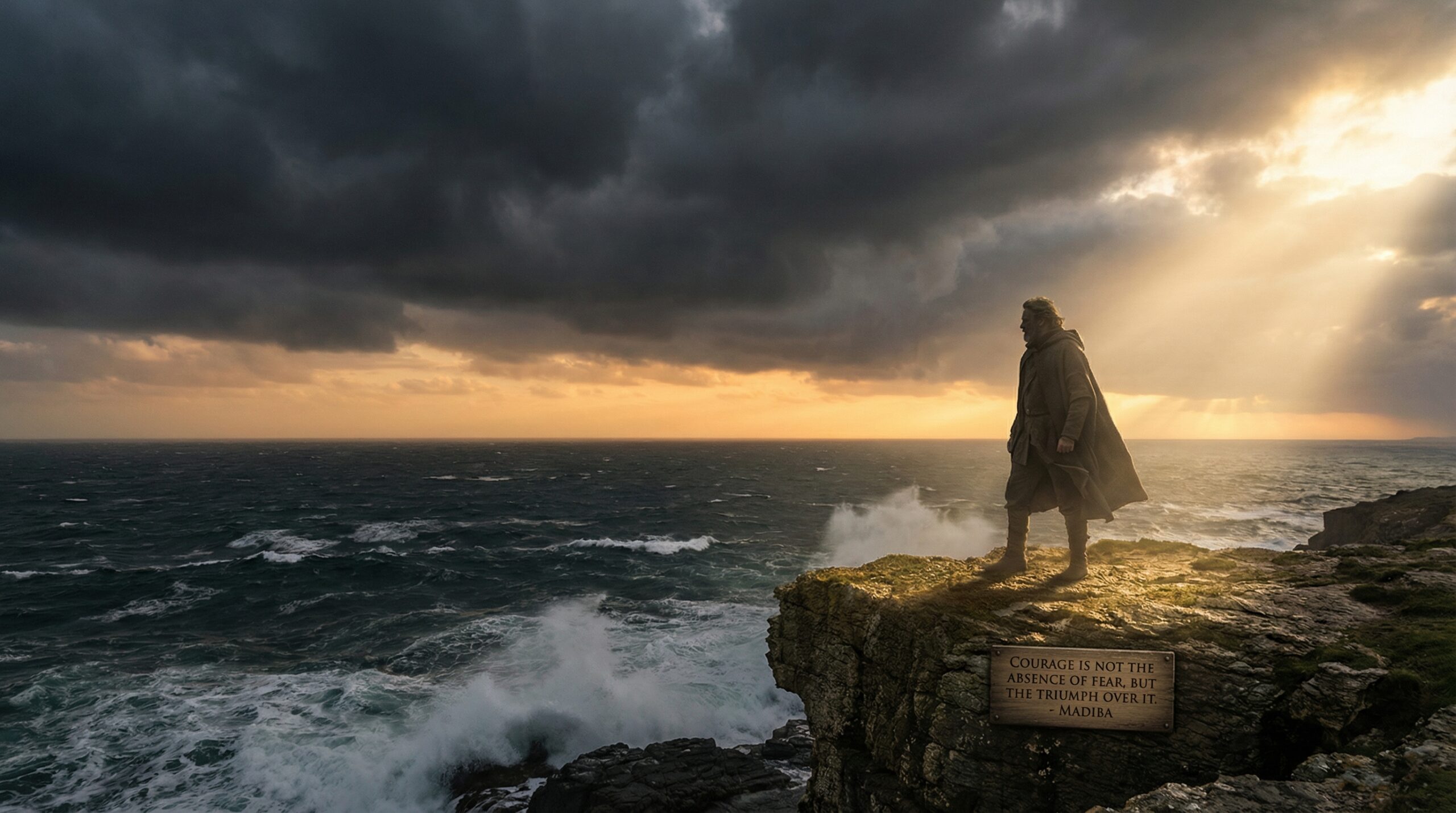 私は学んだ。勇気とは恐怖心がないことではなく、それに打ち勝つことだと。勇者とは恐れを知らない人間ではなく、恐れを克服する人間なのだ