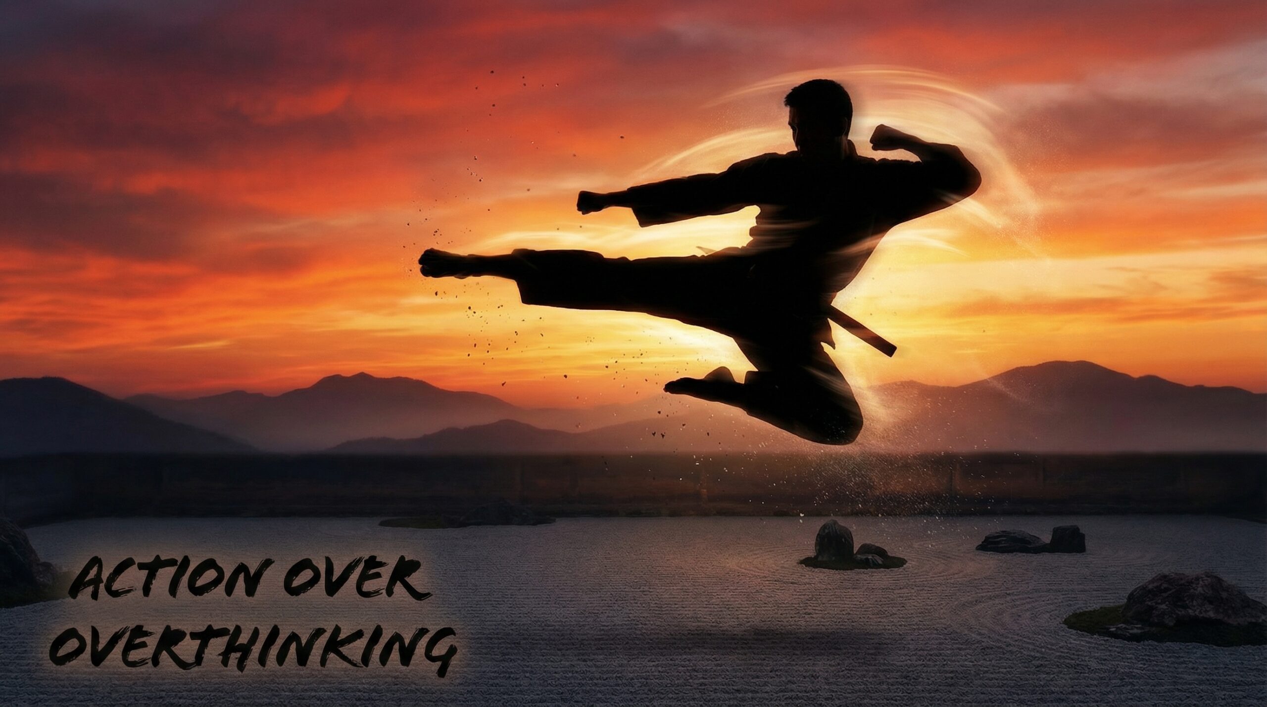 あることについて考えすぎれば、決してそれを成し遂げることはできない